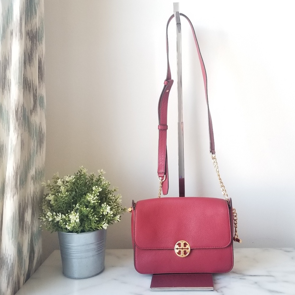 🛑SOLD•Preloved Tory Burch Chelsea Chain Crossbody - Picture 8 of 8